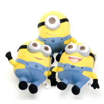 Personnalisé Personnalisé personnage de dessin animé jouet en peluche Sof Toy Minion